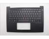 Lenovo 5M11Q60605 C-Cover with keyboard, US English Euro, Black, Backlight, US