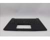Lenovo 5M11Q60653 C-Cover with keyboard, Norwegian, Black, Backlight, UK