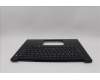Lenovo 5M11Q60661 C-Cover with keyboard, Portuguese, Black, Backlight, UK