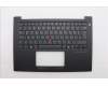Lenovo 5M11Q60693 C-Cover with keyboard, Turkish, Black, Backlight, UK