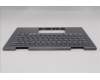 Lenovo 5M11R38936 C-Cover with keyboard, US English Euro, Luna Grey, FingerPrint Reader, WLAN, US