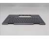 Lenovo 5M11R38938 C-Cover with keyboard, French, Luna Grey, FingerPrint Reader, WLAN, US