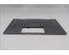 Lenovo 5M11R38986 C-Cover with keyboard, UK English, Luna Grey, FingerPrint Reader, WLAN, UK