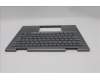 Lenovo 5M11R39462 C-Cover with keyboard, Switzerland, Luna Grey, FingerPrint Reader, WWAN, UK