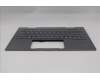 Lenovo 5M11R39498 C-Cover with keyboard, US English Euro, Luna Grey, FingerPrint Reader, WWAN, US