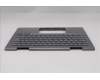 Lenovo 5M11R39504 C-Cover with keyboard, German, Luna Grey, FingerPrint Reader, WWAN, UK
