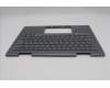 Lenovo 5M11R39510 C-Cover with keyboard, Hungarian, Luna Grey, FingerPrint Reader, WWAN, UK