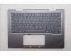 Lenovo 5M11R39535 C-Cover with keyboard, Spanish, Luna Grey, FingerPrint Reader, WWAN, UK