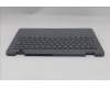 Lenovo 5M11R91334 C-Cover with keyboard, UK English, Luna Grey, Backlight, No World Face Camera, UK