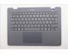Lenovo 5M11R91370 C-Cover with keyboard, Nordic, Luna Grey, Backlight, World Face Camera, UK