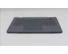 Lenovo 5M11R91372 C-Cover with keyboard, Portuguese, Luna Grey, Backlight, World Face Camera, UK