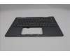 Lenovo 5M11R91416 C-Cover with keyboard, Danish, Grey, Backlight, FingerPrint Reader, UK