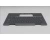 Lenovo 5M11R91419 C-Cover with keyboard, Estonian, Grey, Backlight, FingerPrint Reader, UK
