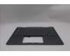 Lenovo 5M11R91437 C-Cover with keyboard, Italian, Grey, Backlight, FingerPrint Reader, UK