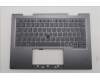 Lenovo 5M11R91462 C-Cover with keyboard, Switzerland, Grey, Backlight, FingerPrint Reader, UK