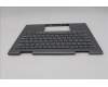 Lenovo 5M11R91477 C-Cover with keyboard, Arabic, Grey, Backlight, FingerPrint Reader, WWAN, US