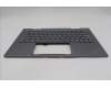 Lenovo 5M11R91478 C-Cover with keyboard, Arabic, Grey, Backlight, FingerPrint Reader, WWAN, US