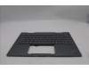Lenovo 5M11R91503 C-Cover with keyboard, Greek, Grey, Backlight, FingerPrint Reader, WWAN, US