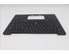 Lenovo 5M11S09550 C-Cover with keyboard, French, Black, Backlight, US