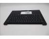 Lenovo 5M11S09682 C-Cover with keyboard, Belgian, Black, UK