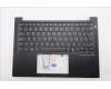 Lenovo 5M11S09764 C-Cover with keyboard, Spanish, Black, Backlight, UK