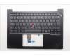 Lenovo 5M11S09818 C-Cover with keyboard, Nordic, Black, Backlight, UK