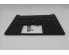 Lenovo 5M11S09878 C-Cover with keyboard, Ukraine, Black, Backlight, US