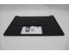 Lenovo 5M11S09888 C-Cover with keyboard, Belgian, Black, UK