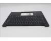 Lenovo 5M11S09897 C-Cover with keyboard, German, Black, UK