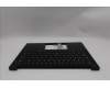 Lenovo 5M11S09908 C-Cover with keyboard, Portuguese, Black, UK