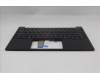 Lenovo 5M11S10040 C-Cover with keyboard, US English Euro, Black, Backlight, US