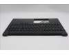 Lenovo 5M11S10184 C-Cover with keyboard, Hungarian, Black, Backlight, UK