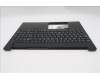 Lenovo 5M11S10285 C-Cover with keyboard, German, Black, UK