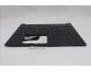 Lenovo 5M11S10286 C-Cover with keyboard, German, Black, UK