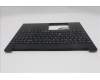 Lenovo 5M11S10316 C-Cover with keyboard, US English Euro, Black, US