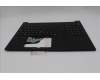 Lenovo 5M11S10386 C-Cover with keyboard, Czech Slovakian, Black, Backlight, UK