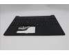 Lenovo 5M11S10412 C-Cover with keyboard, Bulgarian, Black, Backlight, UK