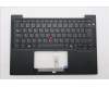 Lenovo 5M11S15579 C-Cover with keyboard, Czech Slovakian, Black, Backlight, UK