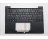 Lenovo 5M11S15606 C-Cover with keyboard, Hebrew, Black, Backlight, US
