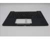 Lenovo 5M11S15705 C-Cover with keyboard, French, Black, Backlight, WWAN, US
