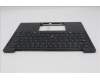 Lenovo 5M11S15705 C-Cover with keyboard, French, Black, Backlight, WWAN, US