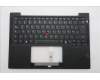 Lenovo 5M11S15710 C-Cover with keyboard, German, Black, Backlight, WWAN, UK