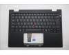 Lenovo 5M11S16057 C-Cover with keyboard, German, Black, Backlight, WWAN, UK