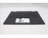 Lenovo 5M11S16101 C-Cover with keyboard, Portuguese, Black, Backlight, WWAN