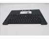 Lenovo 5M11S16189 C-Cover with keyboard, Estonian, Black, Backlight, UK