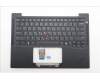 Lenovo 5M11S16211 C-Cover with keyboard, Greek, Black, Backlight, US