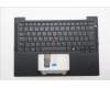 Lenovo 5M11S16325 C-Cover with keyboard, Czech Slovakian, Black, Backlight, WWAN, UK