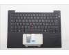 Lenovo 5M11S16375 C-Cover with keyboard, Italian, Black, Backlight, WWAN, UK