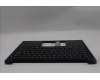 Lenovo 5M11S26759 C-Cover with keyboard, German, Black, UK