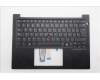 Lenovo 5M11S26840 C-Cover with keyboard, Spanish, Black, Backlight, UK